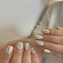 Наклейки для ногтей с тиснением 5d pet&nbsp;AJEW-WH0816-215