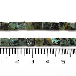 Бусы натуральная африканская бирюза (яшма) G-F762-A14-01