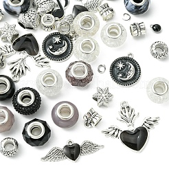 Наборы для изготовления браслетов в европейском стиле из сплава и латуни своими руками DIY-FS0007-23