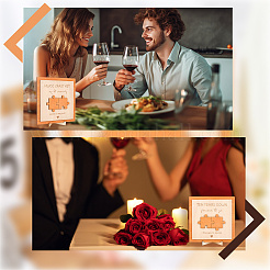 1 set regalo per il secondo anniversario di matrimonio per fidanzato e fidanzata&nbsp;DJEW-SP0001-07A