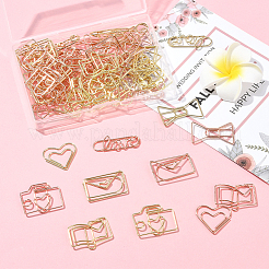 60 шт. 12 вида железных скрепок&nbsp;AJEW-SP0002-97