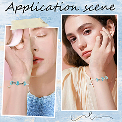 50 шт. прозрачные европейские бусины-рондели из смолы RPDL-SC0001-09C