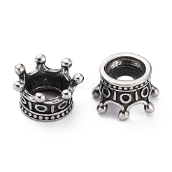 Европейские бусины из хирургической нержавеющей стали 316 STAS-B011-06AS