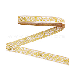 7.5 ярд плоская полиэстеровая эластичная лента в этническом стиле OCOR-PH0004-34A