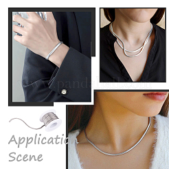 Плоские змейковые цепи из нержавеющей стали 304 CHS-TAC0003-02P