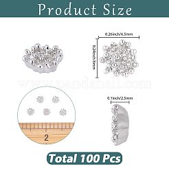 100 Stück Legierung Cabochons&nbsp;FIND-SC0022-09P