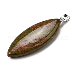 Природные Unakite большие кулоны&nbsp;G-F820-06H