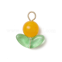 Подвески из малайзийского нефрита натурального окрашенного цвета&nbsp;PALLOY-JF03403-01