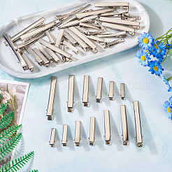 70 шт. 7 стиля железные плоские заколки для волос из кожи аллигатора IFIN-TA0001-69