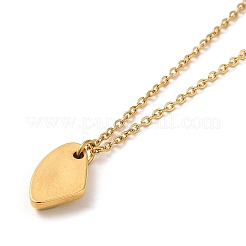 Ожерелья с многоугольной подвеской из нержавеющей стали 304 для женщин&nbsp;LS-NJEW-H016-04G