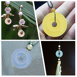 16 шт. подвески из синтетического светящегося камня двух цветов G-CA0001-75