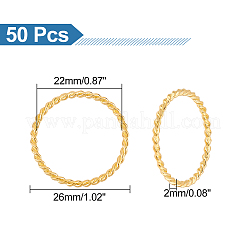 50 шт. сплавные соединительные кольца&nbsp;FIND-UN0002-01G