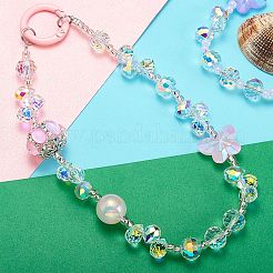 1 pz. cinturini per cellulari con perline di vetro&nbsp;AJEW-SZ0002-83C
