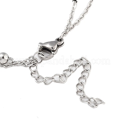 Pendentifs colliers en acier inoxydable&nbsp;NJEW-U003-01G-P