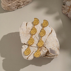 Серьги-гвоздики с кисточками из нержавеющей стали 304 TZ8504