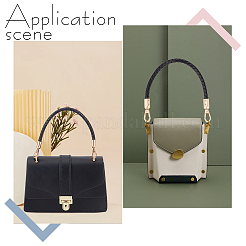 2 шт. 2-х цветные плетеные ремешки из искусственной кожи для мобильных телефонов FIND-WR0010-34