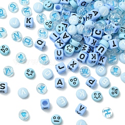 200шт акриловые бусины SACR-FS0001-31