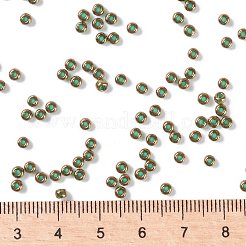 MIYUKIラウンドロカイユビーズ  日本製シードビーズ  （rr307)ダークトパーズゴールド光沢  8/0  3mm  穴：1mm  約422~455PCS /ボトル  10 G /ボトル&nbsp;SEED-JP0009-RR0307