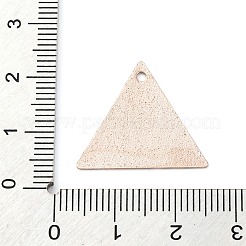 Boucles d'oreilles pendantes imprimées en feuille d'alliage géométrique&nbsp;PALLOY-E139-01G-05