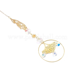 Латунные большие подвесные украшения HJEW-M005-01G-04