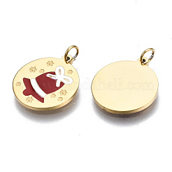 Dijes de esmalte de acero inoxidable quirúrgico 316&nbsp;STAS-S116-390G