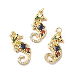 Подвески из экологически чистой латуни с микропаве из кубического циркония KK-A177-18G