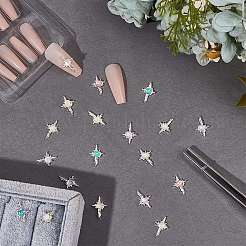 Кабошоны из сплава 56шт 8 цветов&nbsp;MRMJ-CP0001-26