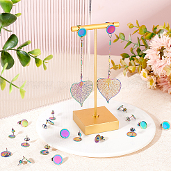 42 шт. фурнитура для сережек-гвоздиков из нержавеющей стали 304 3 размера STAS-DC0011-81