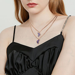 Комплект ожерелий с кулоном в виде бабочки&nbsp;JN1033A-1