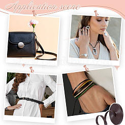 Плоский шнур из искусственной кожи длиной 5 м. LC-WH0009-07A