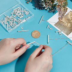 32шт. 8-х стильный латунный наконечник с цепочкой&nbsp;FIND-PH01480