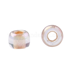 TOHOラウンドシードビーズ  日本製シードビーズ  （794)内側カラーabクリスタル/アプリコット裏地  11/0  2.2mm  穴：0.8mm  約5555個/50g&nbsp;SEED-XTR11-0794