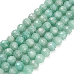 Природных амазонит бисер нитей&nbsp;G-C280-B13-6mm