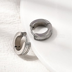 Серьги-кольца из нержавеющей стали 304&nbsp;EJEW-L302-03C-P