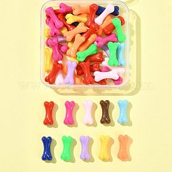 50шт акриловые бусины с УФ-покрытием PACR-FS0001-09