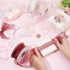 3 рулон лент из органзы 3 цветов SRIB-FG0001-15