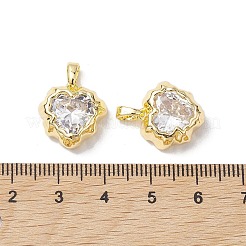 Подвески из латуни с микро-паве ко Дню святого Валентина KK-K360-22G