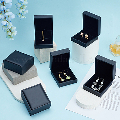 6 boîte d'emballage pour boutons de manchette en simili cuir&nbsp;CON-GO0001-29
