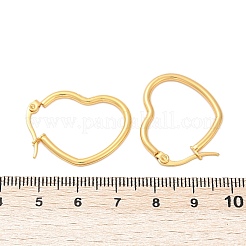 201 серьги-кольца из нержавеющей стали EJEW-I245-27F