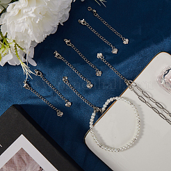 20 шт. долговечный удлинитель цепи из латуни с покрытием KK-CN0003-15