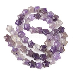 Натуральные аметистовые звездные бусины нити G-Z080-A04