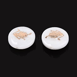 Shell perle naturali di acqua dolce&nbsp;SHEL-N037-02B-G