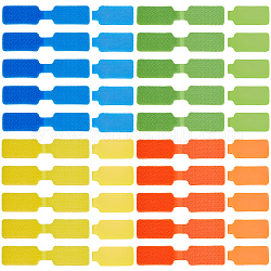 Gorgecraft 40 pieza etiquetas de cable de nailon de 4 colores etiquetas de cable etiquetas grabables y soportables etiquetas de alambre de pasta organizador de etiquetas de cable de gancho y bucle para gestión de cables ordenadores de gestión de cables y más