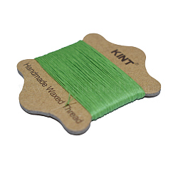 ワックスナイロンコード  芝生の緑  0.55mm  約21.87ヤード（20m）/カード