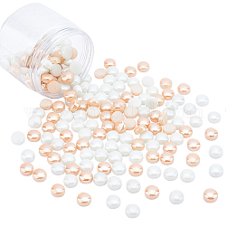 Perlen Glaskabochons, Mosaikfliesen, für Heimdekoration oder Basteln, Flachrund, Mischfarbe, 11.5~12.5x6.5 mm, 280 g / box