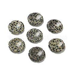 Natürlicher dalmatinischer Jaspis-Sorgenstein, Blütenform, 37.5~38x38x7~7.5 mm