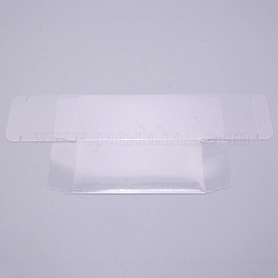 Transparente PVC-Box, Geschenkverpackung für Süßigkeiten, für Hochzeitsfeier Babyparty Packbox, Rechteck, Transparent, 5.2x5.2x11.2 cm