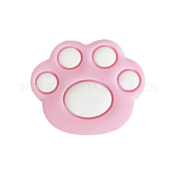 Perline focali in silicone ecologico per uso alimentare a zampa d'orso, masticare perline per i denti, roso, 28.5mm