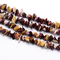 Natural Mookaite Beads Strands, Chips, 3~5x3~5mm, Hole: 1mm, about 31.5 inch