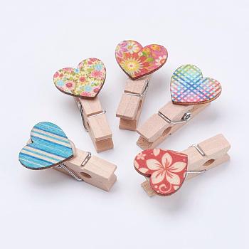 Wooden Craft Pegs Clips WOOD-L003-29